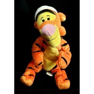 Mattel Disney 7" Christmas Tigger Plush Santa Hat Gift Winnie the Pooh Holiday